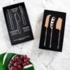 Cheese Knife and Copper Steel Set - The Wine Queen Emporium